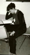 miss woodward, studying
